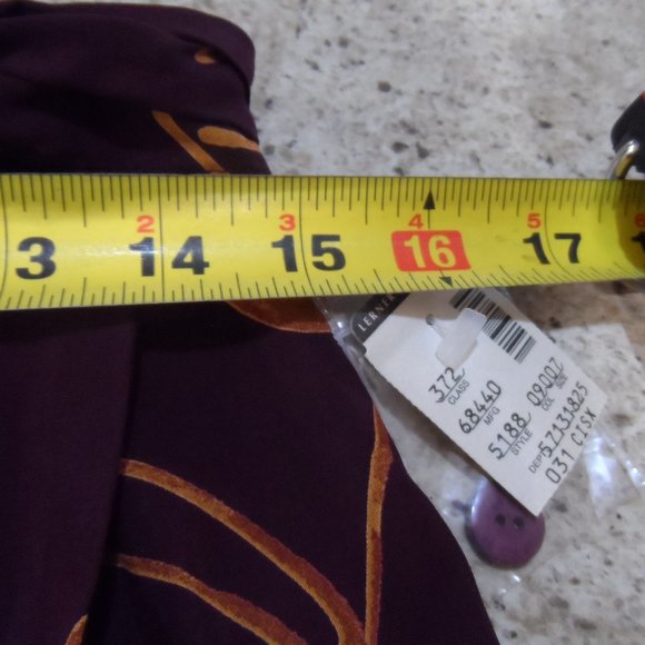 NWT NY & Co. Maxi Brown/Gold Wrap Skirt - Size M - Picture 8 of 9